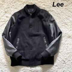 Lee 本革 スタジャン スリーブ切り替えデザイン Lee 本革 スタジャン スリーブ切り替えデザイン - メルカリ
