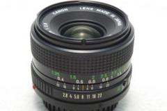 オールドレンズ 美品 Canon 広角 単焦点 New FD 28mm F2.8