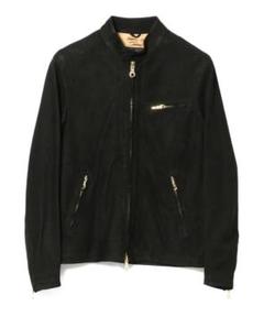 【希少色 美品】チンクアンタ　シングルライダースジャケット ラムレザー 48 L CINQUANTA チンクワンタ ライダースジャケット シングル シープ