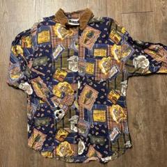 90s BILL BLASS 長袖シャツ 動物プリント