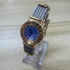 美品✨稼働 フィリップ・シャリオール ブルーシェル 12Pダイヤ
