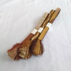 【高麗組】帯締め３本セット 茶系　リバーシブル　並尺