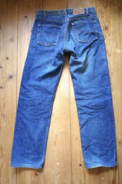 90 Levi's リーバイス510 ダメージ ストレートデニム UK イギリス Levi's - 90年代 USA製 Levi's 510-0217 デニム アイスブルー