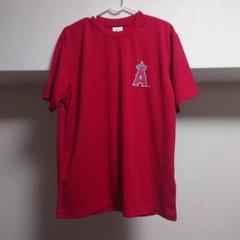 MLB エンゼルス 半袖Tシャツ（レッド） Lサイズ