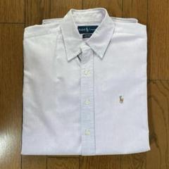 【Ralph Lauren】 ポニー刺繍 パープルシャツ M