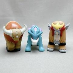 ポケモンキッズ　指人形　エンテイ　ライコウ　スイクン　クリア ポケモンキッズ 指人形 エンテイ ライコウ スイクン クリア
