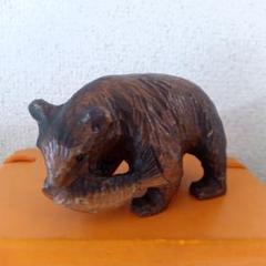 めちゃくちゃ可愛い 希少品 ヴィンテージ 木彫りくま 熊 熊の木彫り