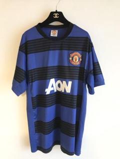 Manchester United ユニフォーム　希少　青 2025年最新】マンチェスターユナイテッド ユニフォーム 青の人気