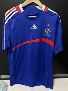 08 フランス代表　ユニホーム adidas サッカーシャツ 青