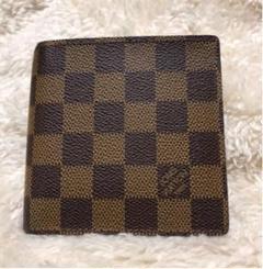 ルイヴィトン ダミエ 二つ折り財布