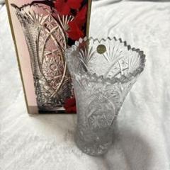 SOGA 曽我ガラス クリスタルガラス フラワーベース 日本製 約24cm