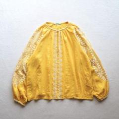 ne Quittez pas コットンレーヨン 刺繍 エンブロイダリー