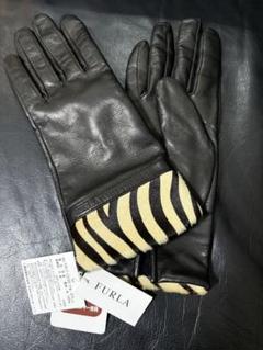 529新品FURLAフルラ 羊革ラムレザー手袋イタリア製ブラック 529新品FURLAフルラ 羊革ラムレザー手袋イタリア製ブラック