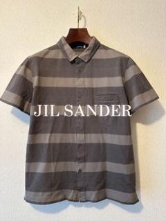 ★Jil Sander★ポロ半袖シャツ Jil Sander コントラストステッチ シャツ | グレー | FARFETCH JP