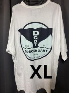 DESCENDANT DCPTロゴ Tシャツ XLサイズ ホワイト