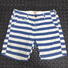 スコッチアンドソーダ 青白ストライプ チノショートパンツのサムネイル