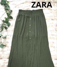 ZARA ザラ ロングスカート プリーツスカート　M
