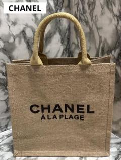 CHANEL海外限定　コスメノベルティコスメティック リネントートバッグ コスメ ノベルティ海外限定商品!! リネン（麻）素材 トート