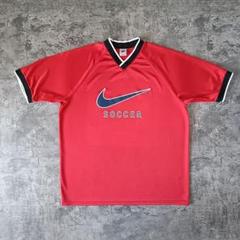 古着 90s USA製 ナイキ "SOCCER" サッカー ゲームシャツ