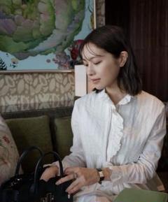 l'aube blanc Geometric Lace Blouse - メルカリ