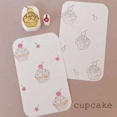 消しゴムはんこ　カップケーキはんこ　２点セットのサムネイル