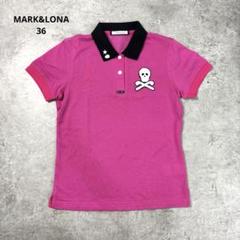 MARK&LONA マークアンドロナ ポロシャツ ピンク レディース M ゴルフ