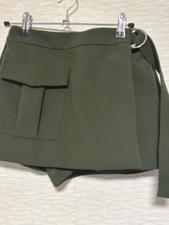 カーキ ミニスコート