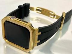Apple Watchカバーケースアップルウォッチラバーベルトバンドd-00「」