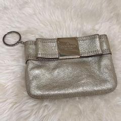 kate spade キーリング付きポーチ コインケース・キーケース ゴールド