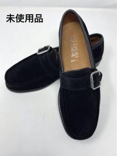 未使用品★D.LEPORI ダニエル レポリ ブラックスエード  サイズ40のサムネイル