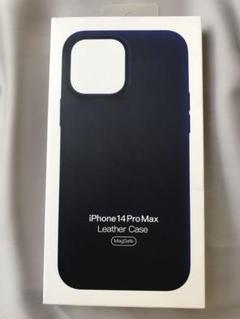 新品・未使用 iPhone14 Pro Max レザーケース インク