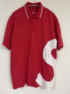 シュプリーム19SS S Logo Polo/S Sロゴ半袖ポロシャツ レッド