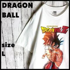 ドラゴンボールZ 鳥山明アニメtシャツ L 青年期悟空 古着 anime