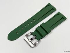 パネライベルト　グリーン OFFICINE PANERAI 【新品】PANERAI パネライ 純正ラバーベルト