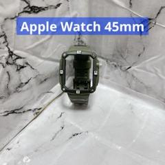 Apple Watch バンド 45mm ステンレスメタル 保護バンパーカバー