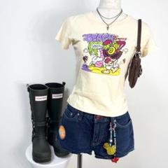 y2k✨️ 00s HYSTERIC GLAMOUR ワッペン ショートパンツ