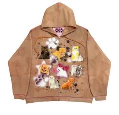 CFIERCE エンジェル 星モチーフ ピンクパーカー y2k ウィッシュコア