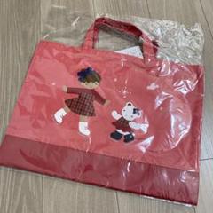 【未使用品】おまけつき　ファミリア　デニムバッグ　赤　手刺繍　女の子　お散歩 familiar ファミリア ミニデニムバッグ チャーム 未開封 完売