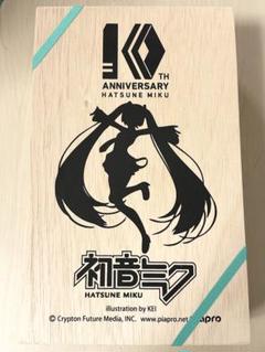 初音ミク 10周年記念 スパークリングワイングラスセット 美術品
