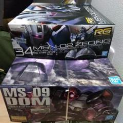 RG MSN-02 Zeong & MS-09 Dom セット RG MSN-02 Zeong & MS-09 Dom セット - メルカリ