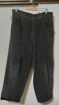 INTERSTATE CORDUROY ワイドパンツ W42 横畝 90s