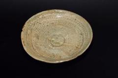茶道茶碗　彫三島 高麗写 西尾香舟作　銘 庵の友【大道師新品未使用】 茶道茶碗 彫三島 高麗写 西尾香舟作 銘 庵の友【大道師新品未使用】