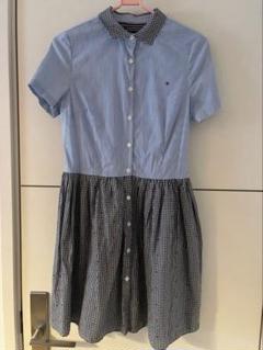 TOMMY HILFIGER 半袖シャツワンピース 164