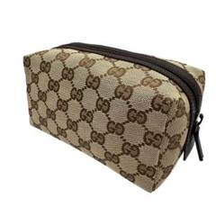 【未使用】グッチ GUCCI 化粧ポーチ アクセサリーポーチ キャンバスのサムネイル