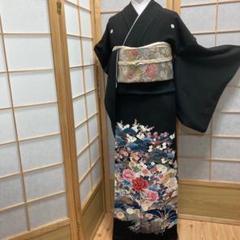 留袖 作家物 鮮やかな友禅の華やか染め 5つ紋 正絹 AK-6036 留袖 作家物 鮮やかな友禅の華やか染め 5つ紋 正絹 AK-6036
