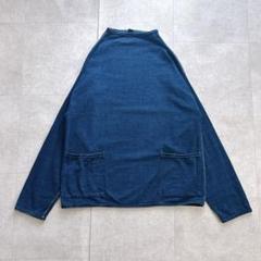 極美品✨ 45R フォーティファイブアール デコボコ天竺の908馬Tシャツ 藍染