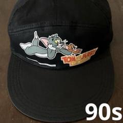希少未使用◎90s TOMandJERRY キャップ vintage ロングビル