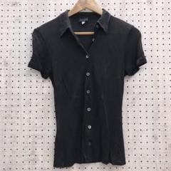 90’s D&G 古着 袖ロゴ テープ ストレッチ タイト ナイロン シャツ 90's D&G 古着 袖ロゴ テープ ストレッチ タイト ナイロン