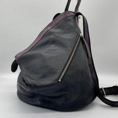 【JRA】【極美品】VotreBeaute パイソン リュックサック ブラック