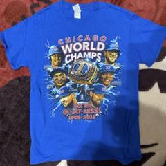 Chicago world champs 1908-2016 Tシャツ ブルー